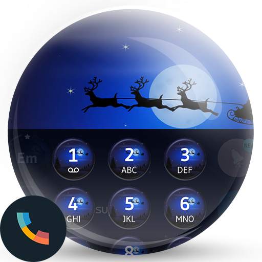 Xmas Night Phone DIaler Theme 150