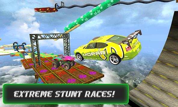 automobilistic impossibili Race Crazy Car Stunt 3D screenshot 1