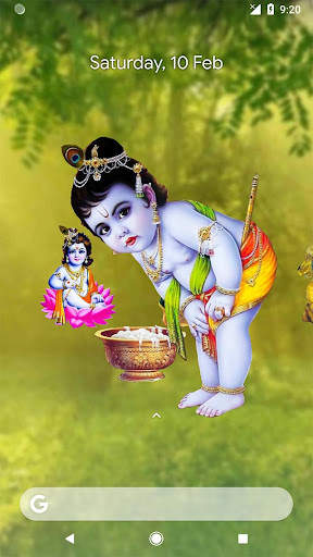 4D Little Krishna App & Live W screenshot 1