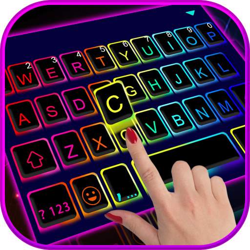 Led Neon Color Keyboard Theme 6.0.1222_10