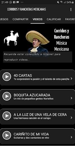 Corridos mexicanos y rancheras screenshot 4