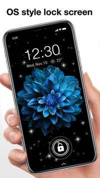 OS lock screen for you - Phone_X style wallpaper screenshot 1