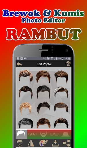 Brewok dan Kumis Photo Editor screenshot 6