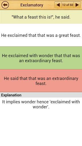 Grammar : Reported Speech Lite screenshot 7