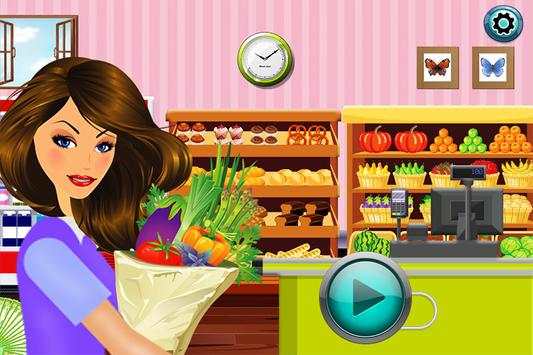 Supermarket Grocery Shopping Girl screenshot 1