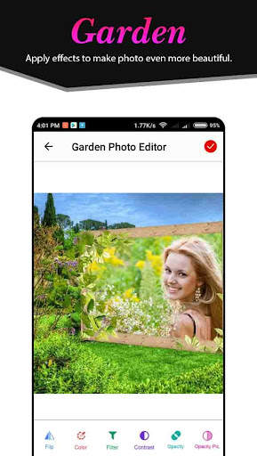 Garden Photo Editor - 4 تصوير الشاشة