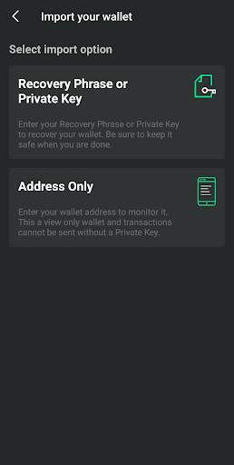 Tomo Wallet screenshot 2
