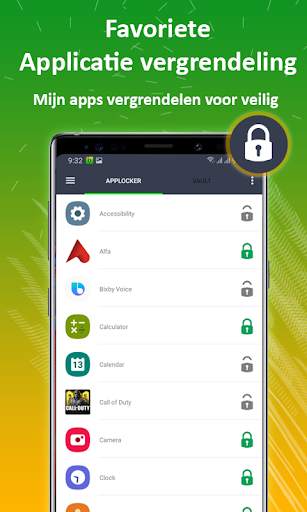 App slot Vingerafdruk Galerij screenshot 5
