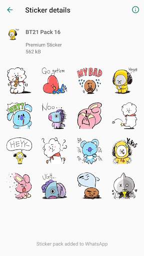 New Sticker BT21 for WAStickerApps screenshot 6