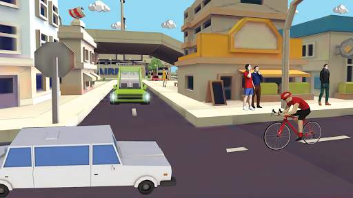 Monster Smashy Cars-Blocky City Driving Adventures screenshot 1