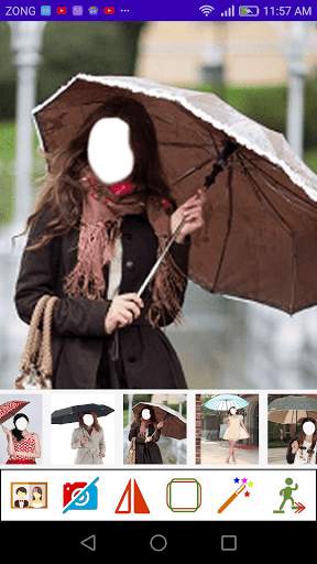 Umbrella Girls Photo Frames 2 تصوير الشاشة