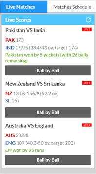 Cricket Score screenshot 1