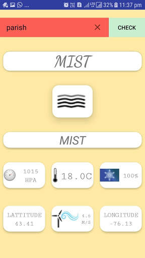 WEATHER APP screenshot 3