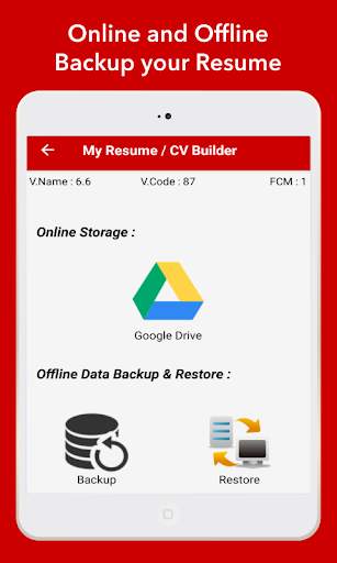 Curriculum vitae app CV Maker screenshot 13