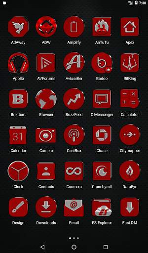 Red Icon Pack 10 تصوير الشاشة