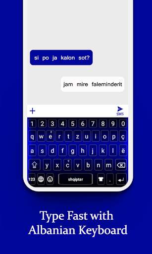 Albanian Keyboard screenshot 1