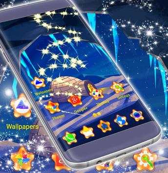 2018 Winter Launcher Theme screenshot 5