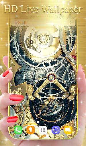 Golden Device Wallpaper Theme screenshot 1