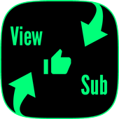 View4sub - free subscribes likes views to channel आइकन