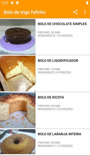 Bolo de trigo fofinho screenshot 7