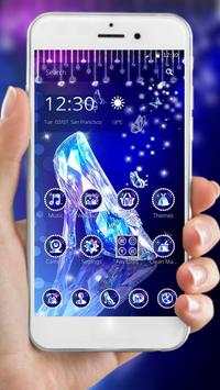 Blue Girls Slipper Launcher Theme screenshot 1