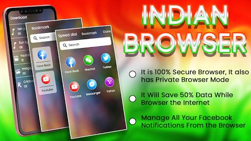 Indian Bwoser-Bharat Ka Browser - Made In India screenshot 1
