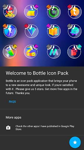 Bottle - Icon Pack 6 تصوير الشاشة
