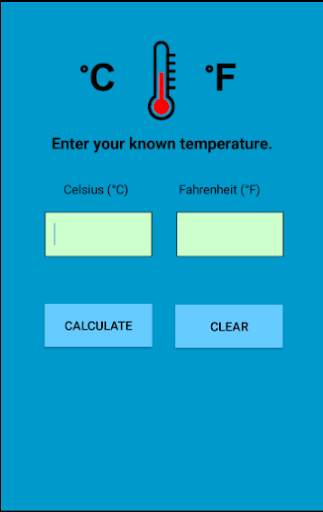Celsius and Fahrenheit Temperature Conversion 1 تصوير الشاشة