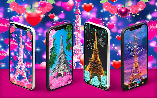 Paris love live wallpaper screenshot 1