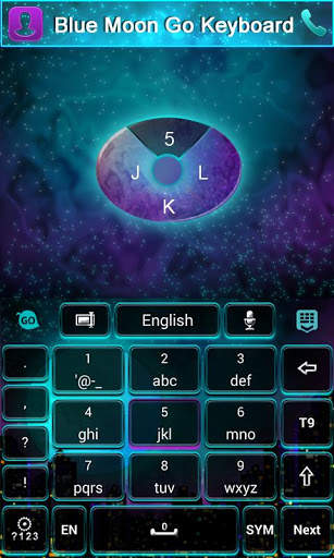 Bluemoon GO Keyboard Theme screenshot 5