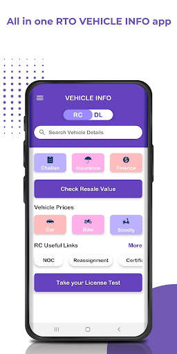 RTO Vehicle Information screenshot 1