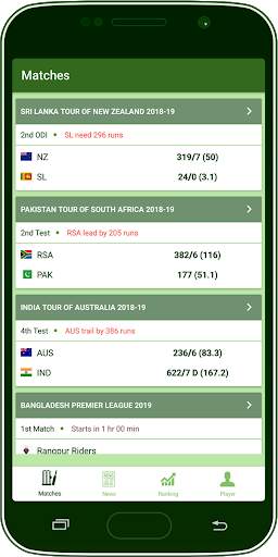 Live Cricket Score & News screenshot 2