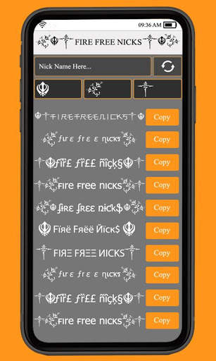 Fire Free Name Creator – Nickname Generator screenshot 5