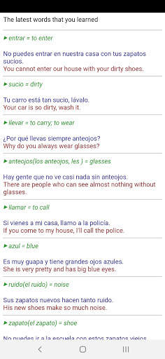 Learn Spanish from scratch screenshot 3