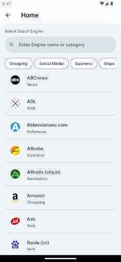 Gulumulu Search Engine Browser screenshot 2