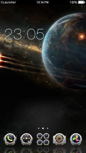 Dark Space Theme HD CLauncher screenshot 3