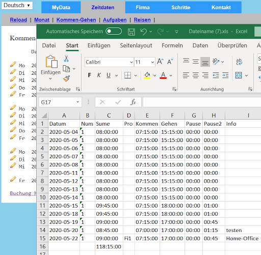 Saza: Zeiterfassung GPS Firma screenshot 8