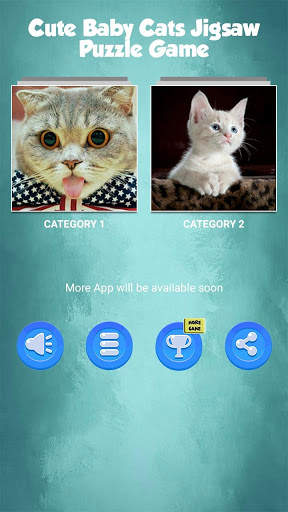 Cute Baby Cats Jigsaw Puzzle Game screenshot 2