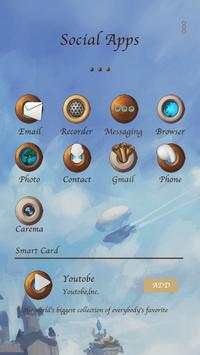 Magic Sky GO Launcher Theme скриншот 4