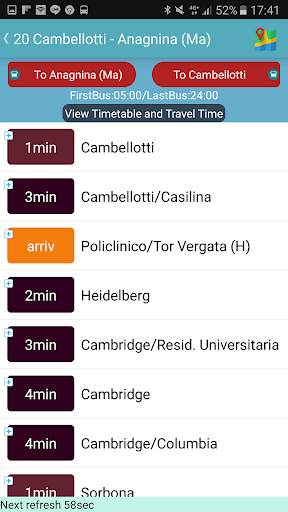 Rome Bus Realtime Tracker screenshot 3