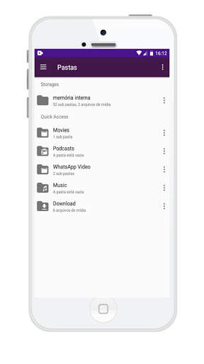 Reprodutor de Vídeos screenshot 1