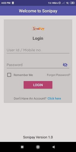Sonipay screenshot 2