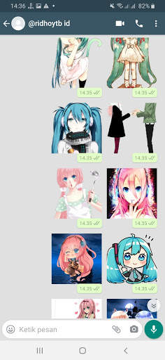 Stiker Wa Anime Vocaloid Sticker For WAStickerApps screenshot 6