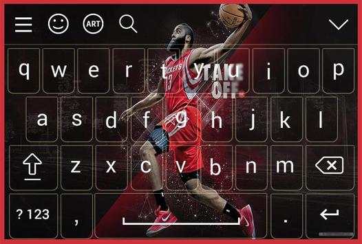 Keyboerd james harden ( wallpaper HD ) screenshot 4