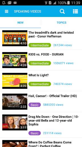 10000 Videos Speaking English screenshot 1