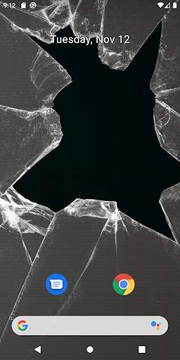 4K Realistic Broken Screen Wallpaper screenshot 2