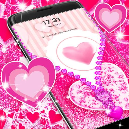 Pink lock screen 7.5