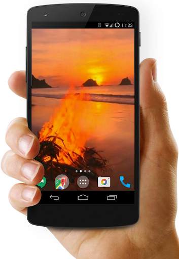 Bonfire Video Live Wallpaper screenshot 1