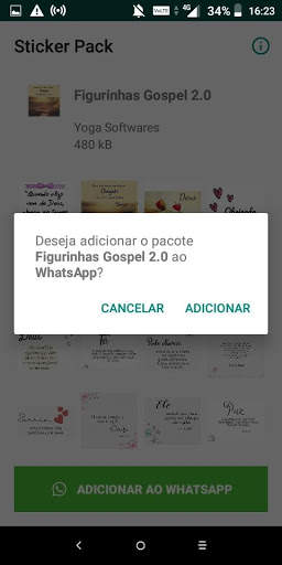 Figurinhas Gospel para whatsapp - WAStickerApps screenshot 2