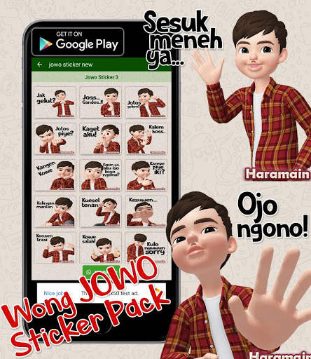 Jawa Sticker WA Sticker Apps - Jowo Lucu Sticker screenshot 5